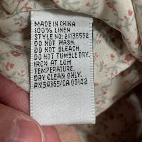 BIANCA NYGARD | Soft Pink 100% Linen Fully Lined Dress ~ BNWOT ~ Size 14 - Picture 16 of 16